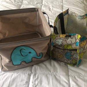 Thirty one Retired print elephant bins